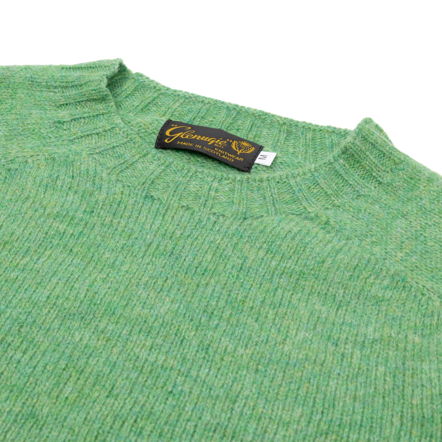 Glenugie exclusive x MJ: Sweater "Round Jumper" made from pure Wool - Circulare Knit Pure Soft Shetland